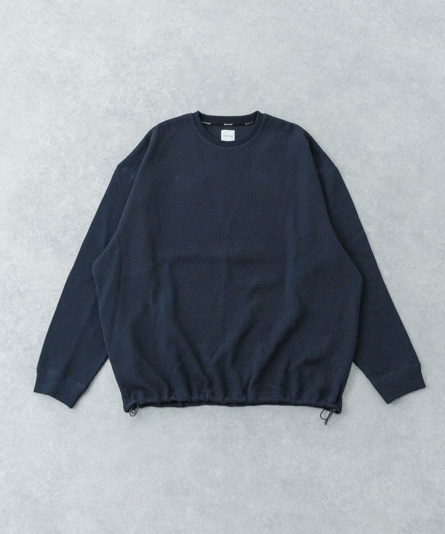 URBAN RESEARCH wide dad ワッフル　クルーネックカットソー