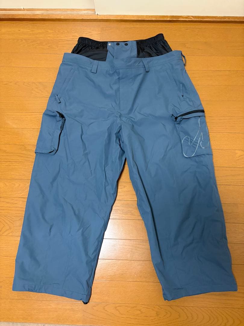 未使用 MAHF スノボウェア 上下セット ビブパンツ