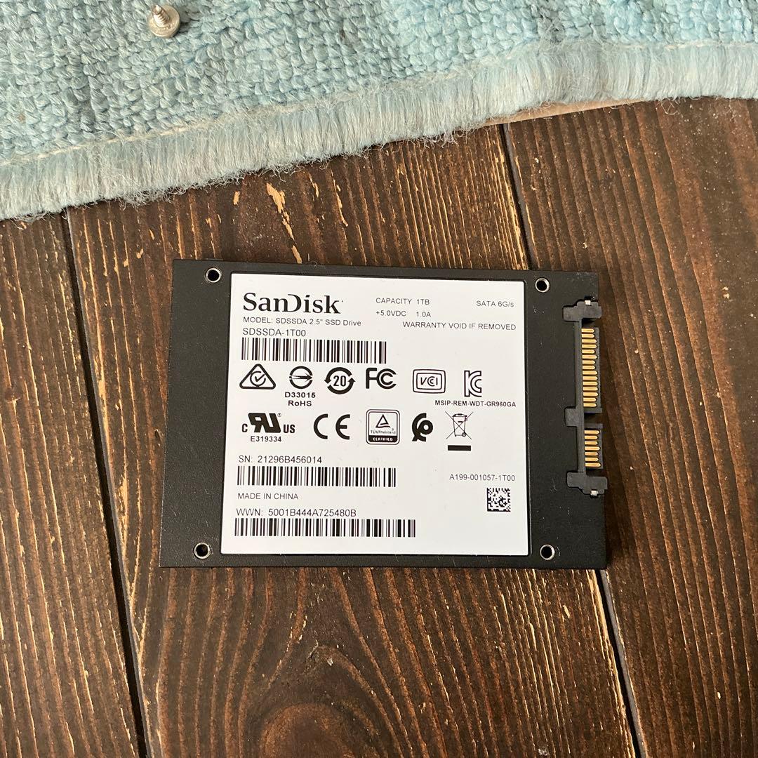 内蔵型SSD SanDisk 1tb ssd