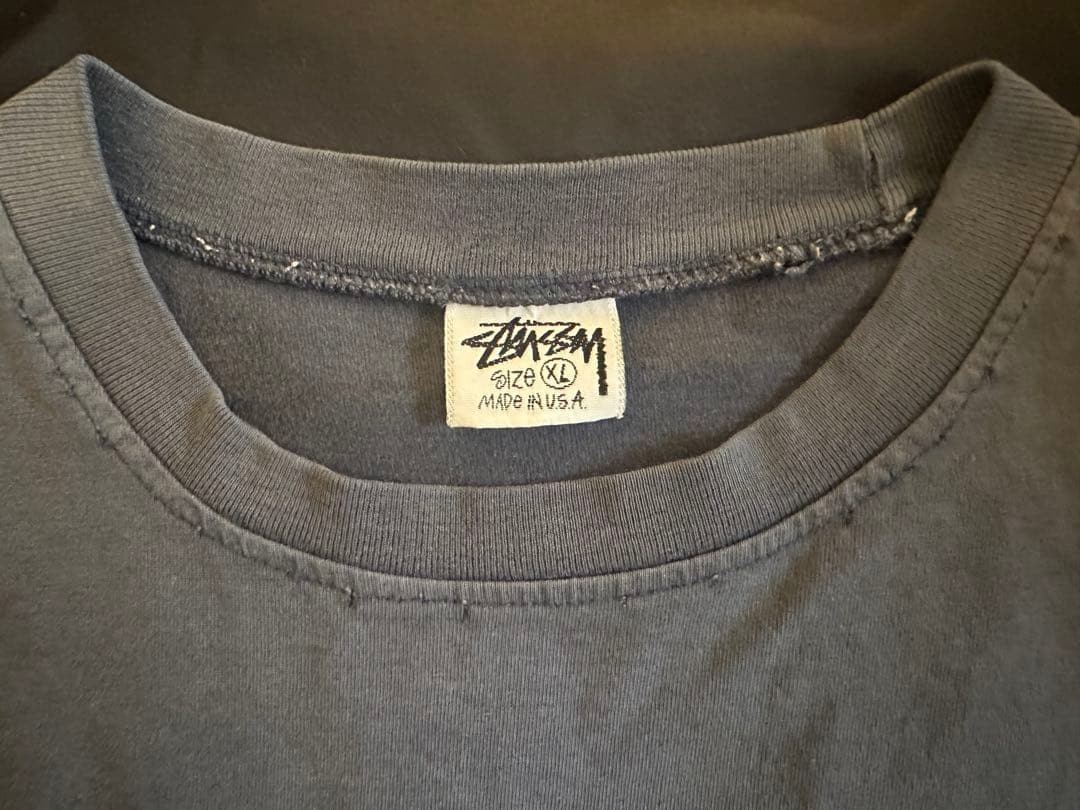 \"めだかの学校\"　OLD Stussy SAX MAN Tシャツ XL