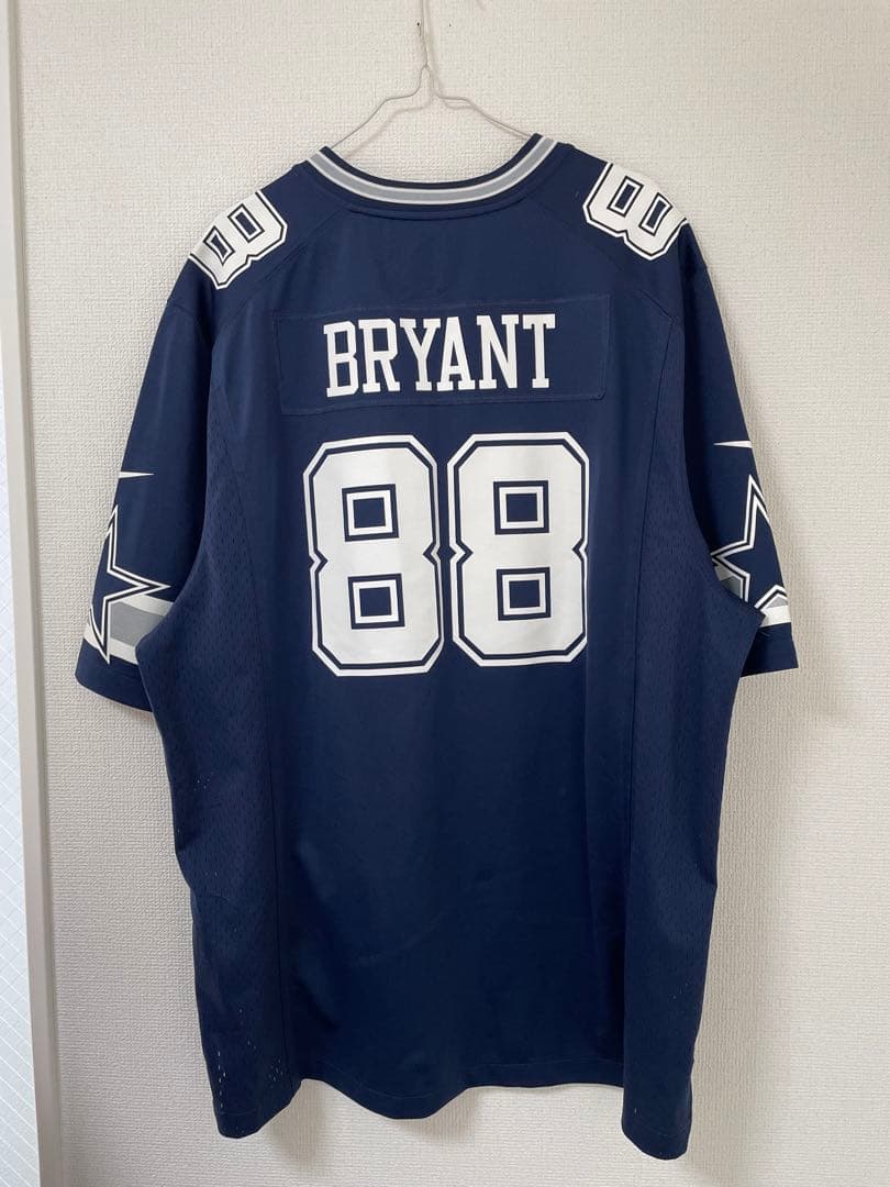 NIKE×NFL カウボーイズ　BRYANT アメフト　ゲームシャツ XLサイズ