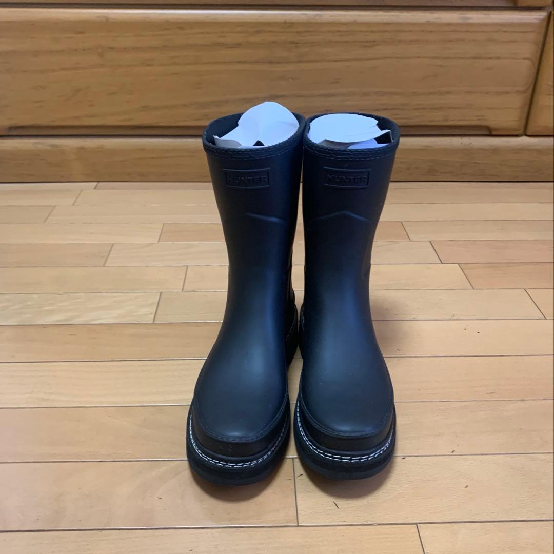 【期間限定10/5まで】 ★ほぼ未使用★HUNTER ブラック レインブーツ