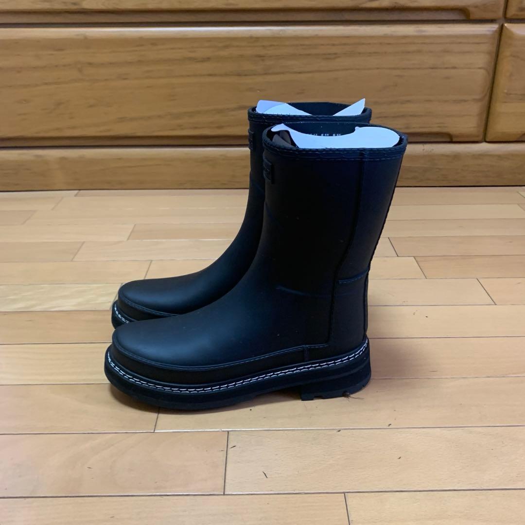 【期間限定10/5まで】 ★ほぼ未使用★HUNTER ブラック レインブーツ