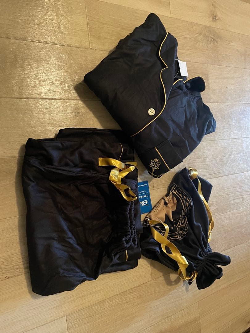 ツイステッドワンダーランド 式典服 パジャマ ルームウェア 黒 LLサイズ