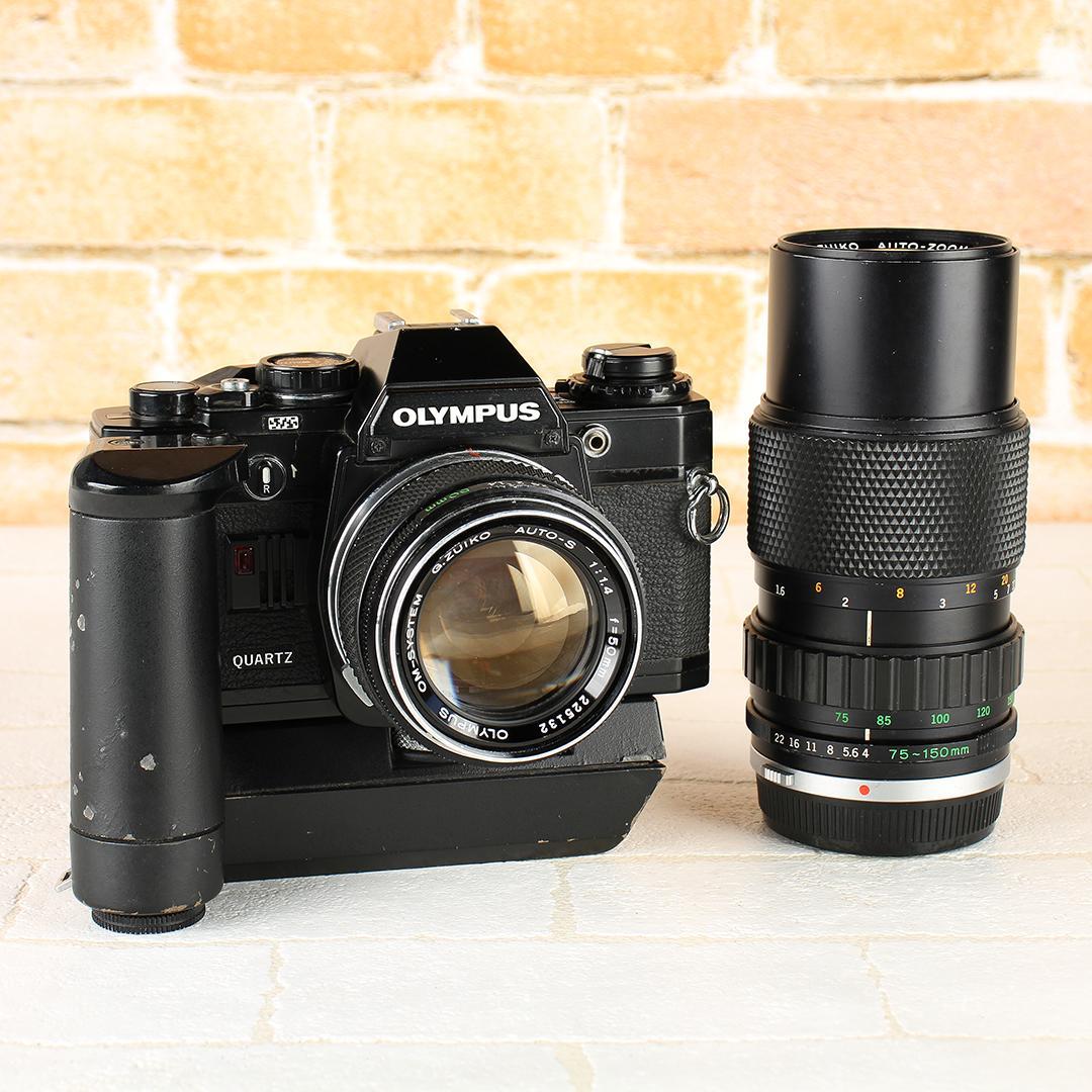 OLYMPUS OM10 QUARTZ G.ZUIKO 50mm F1.4 2台