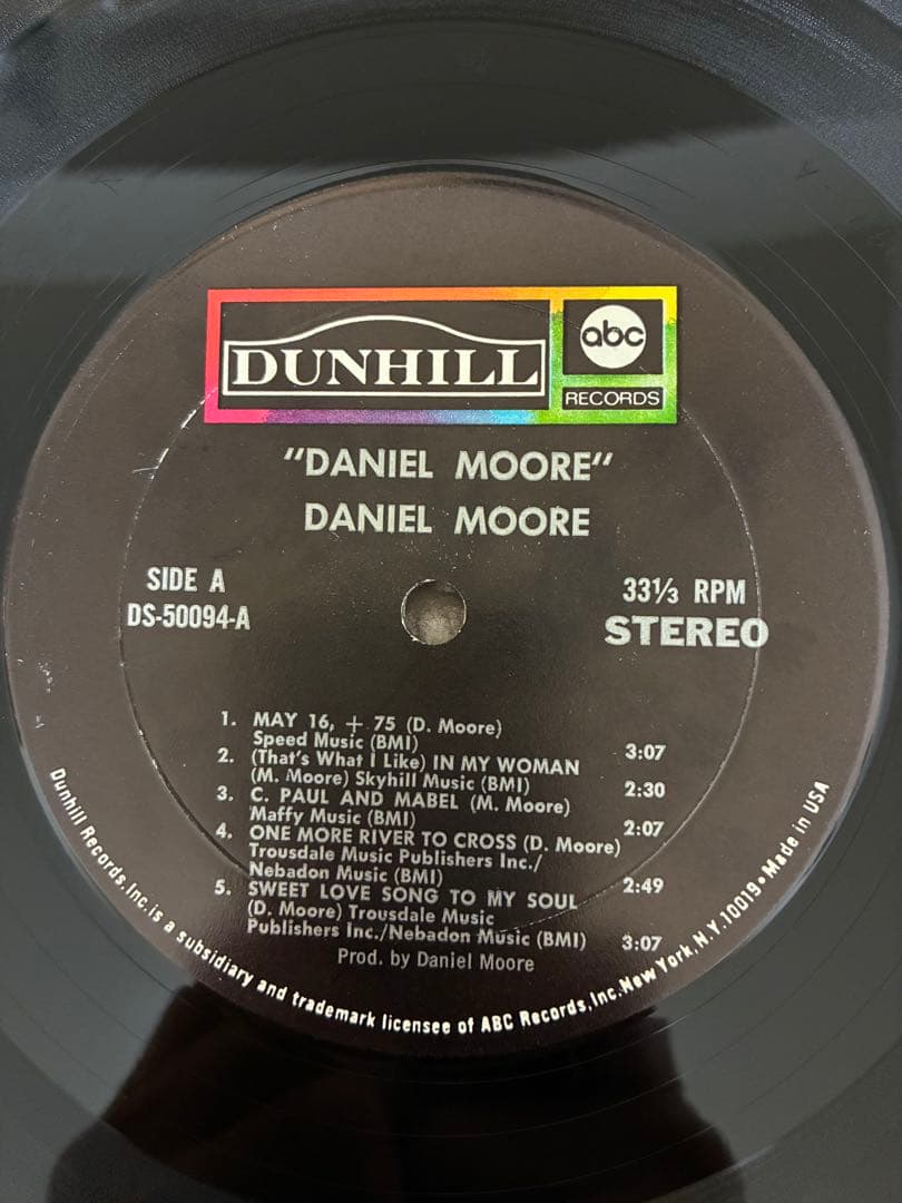 【LP】Daniel Moore / Daniel Moore