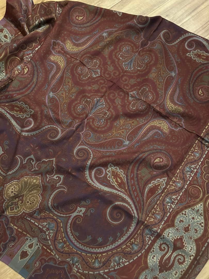 ETRO ペイズリー柄 大判ストール
