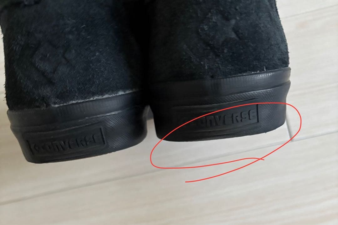 CONVERSE コンバース モカシン デッキシューズ スウェード 黒