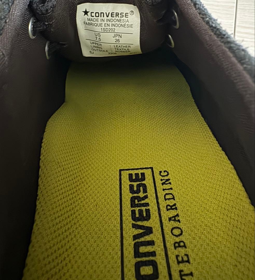 CONVERSE コンバース モカシン デッキシューズ スウェード 黒