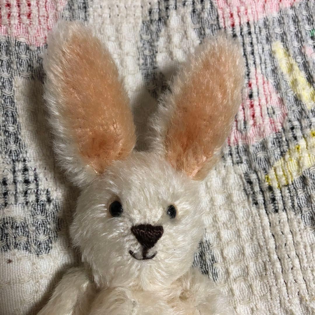 テディベア作家　うさぎ　ぬいぐるみ　作家名不明　中古品