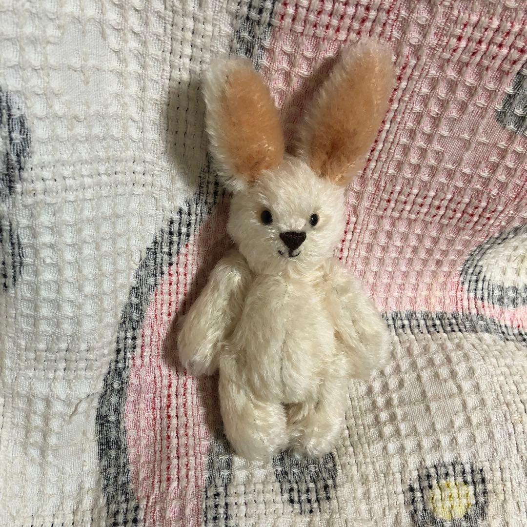 テディベア作家　うさぎ　ぬいぐるみ　作家名不明　中古品