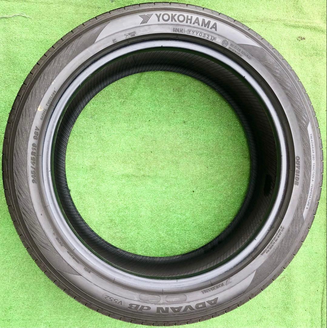 タイヤ・ホイール 245/45 R19 YOKOHAMA ADVAN dB V552