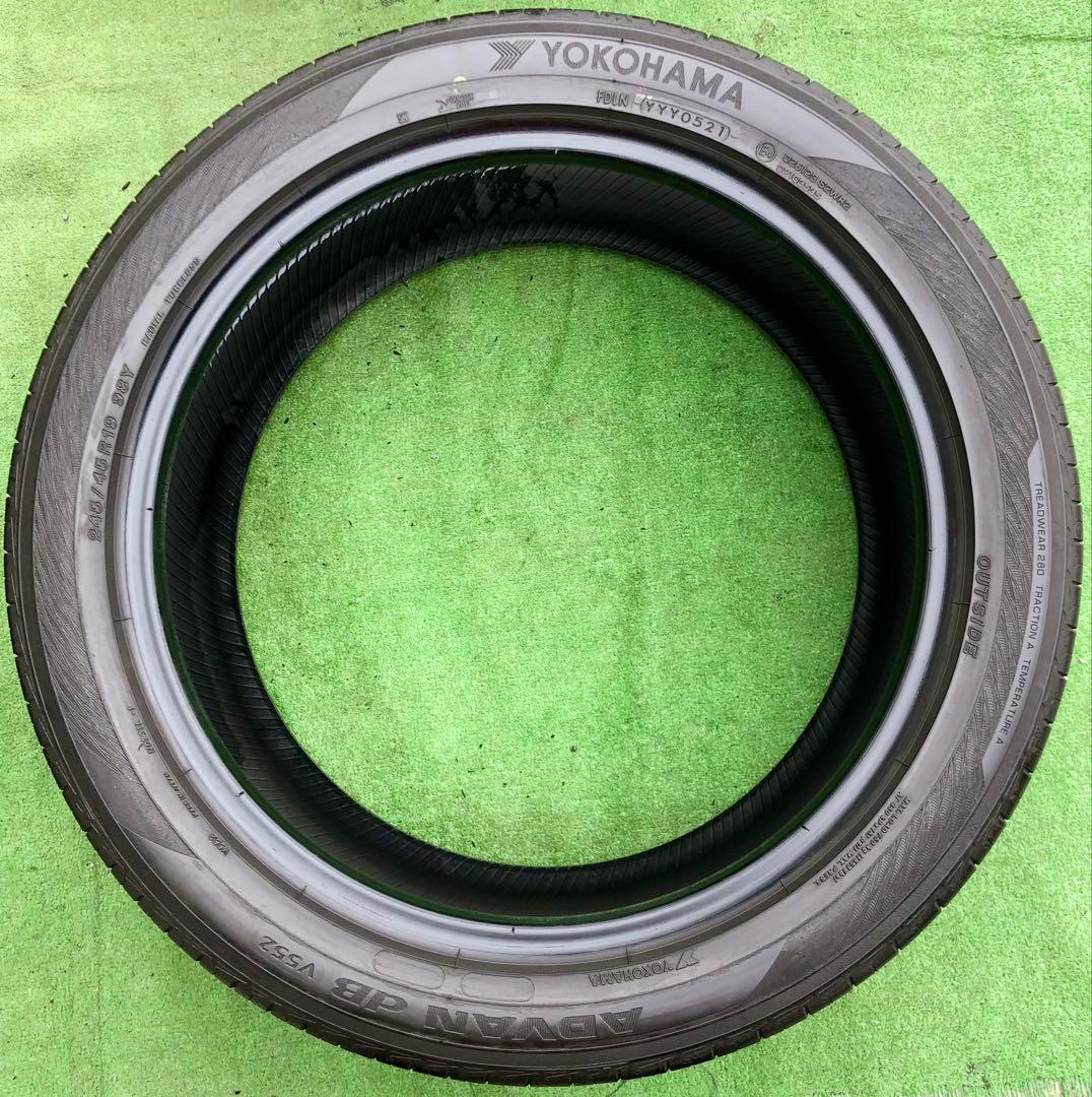 タイヤ・ホイール 245/45 R19 YOKOHAMA ADVAN dB V552