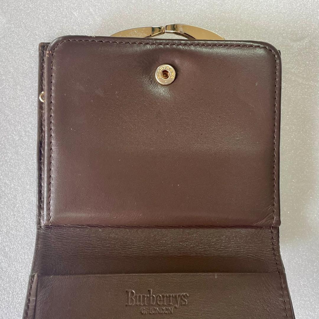 BURBERRYS バーバリー 2つ折り財布 がま口 ノバチェック ブランド