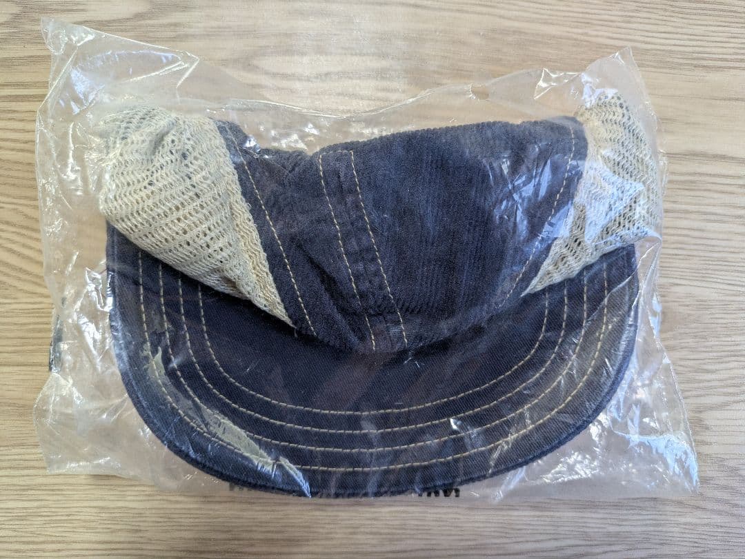 新品タグ付き RRL コーデュロイ キャップ ネイビー ラルフローレン