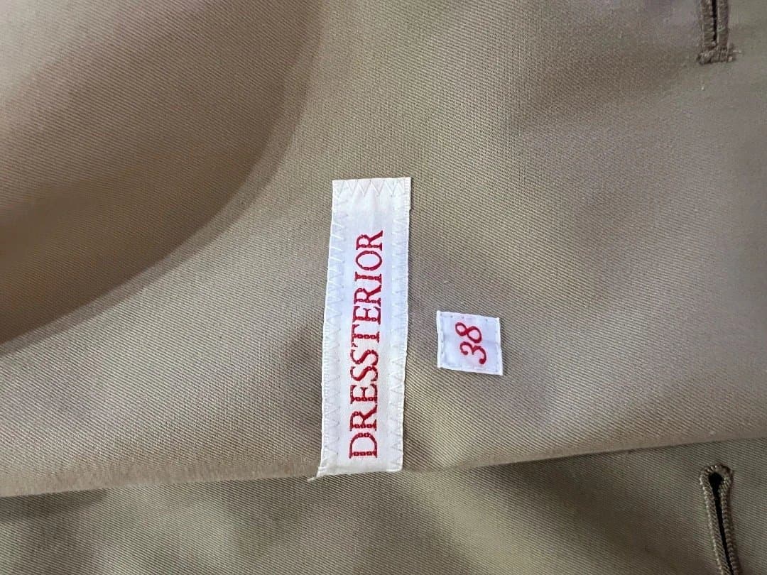 DRESSTERIOR ベージュ トレンチコート 38