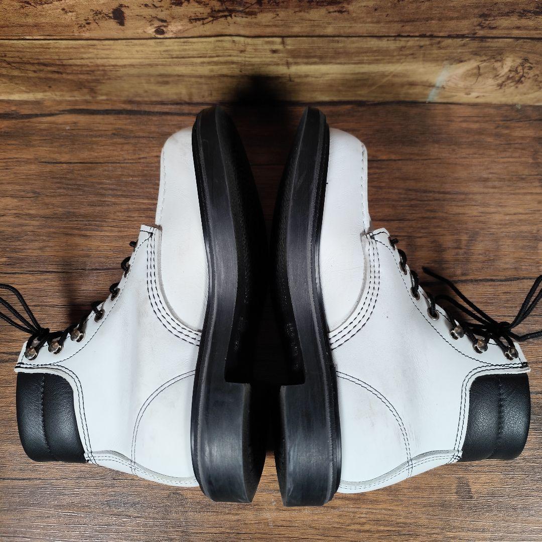RED WING 8808 スーパーソール モックトゥ レースアップブーツ 白