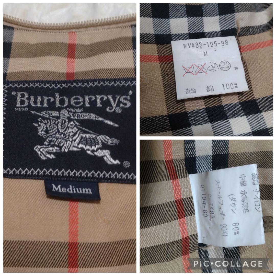 BURBERRYS バーバーリー モッズコート ダウン ベージュ M