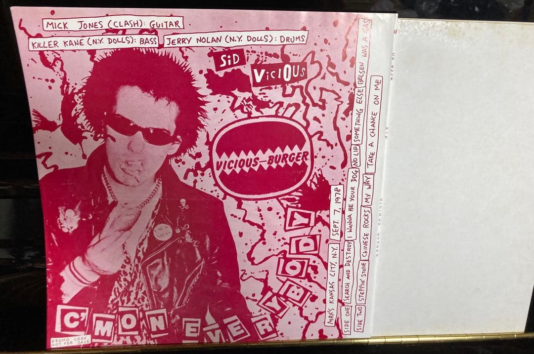 美盤プライベート盤LP シドSid Vicious Vicious Burger