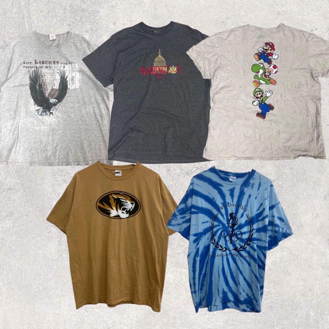 XLサイズ 16枚セット US古着 Tシャツ まとめ売り 人気デザイン