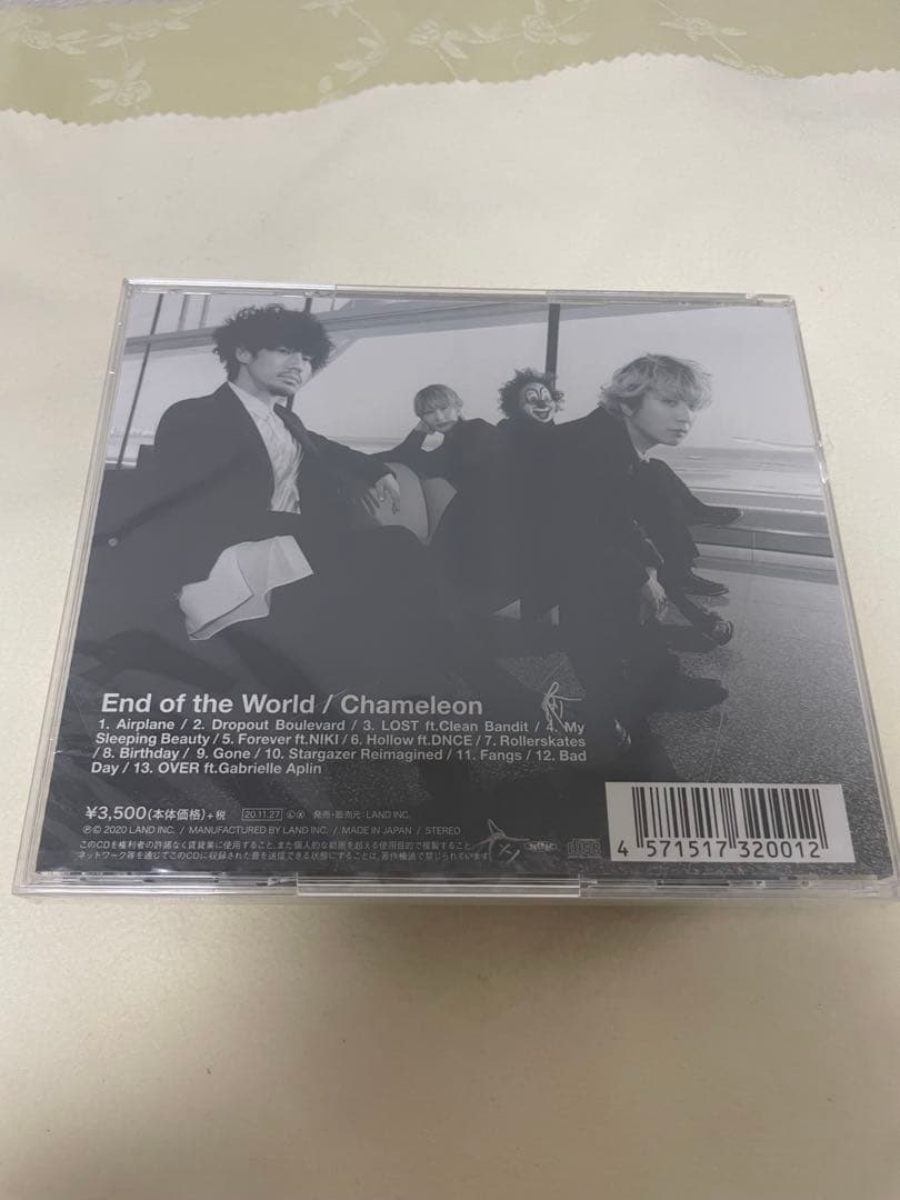 SEKAINOOWARIChameleon なかじんサイン付きアルバム未開封