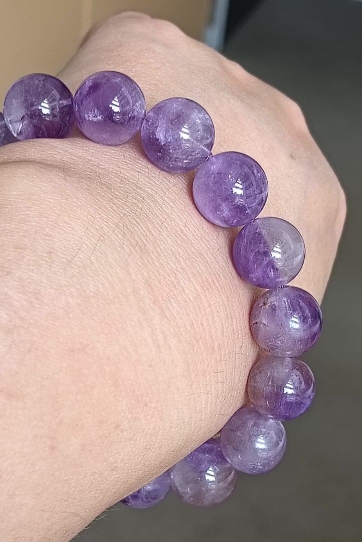 レアストーン!!アメジストスーパーセブン約13ミリ内径約16.5cm 花火スパセ
