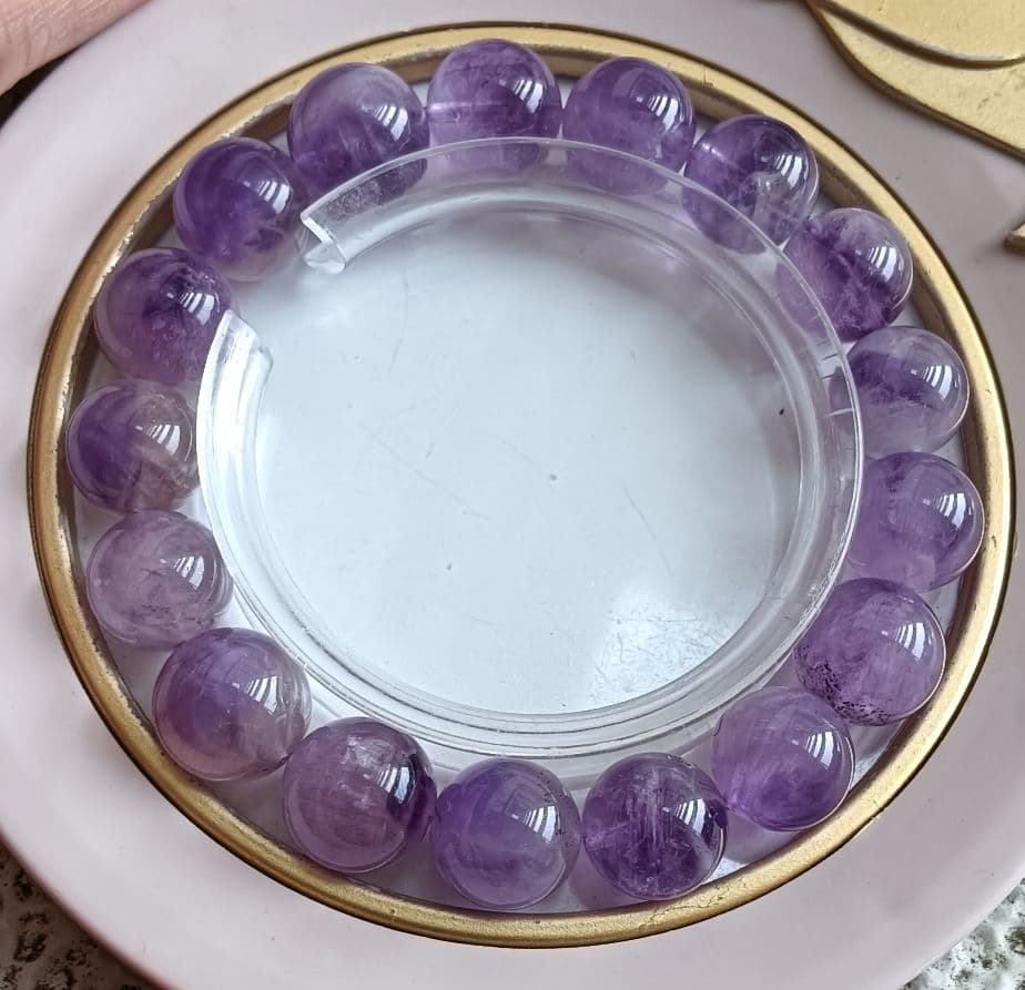 レアストーン!!アメジストスーパーセブン約13ミリ内径約16.5cm 花火スパセ