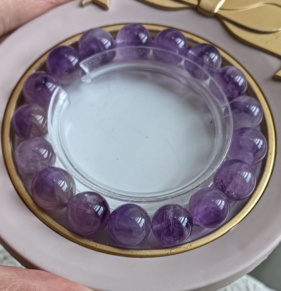 レアストーン!!アメジストスーパーセブン約13ミリ内径約16.5cm 花火スパセ