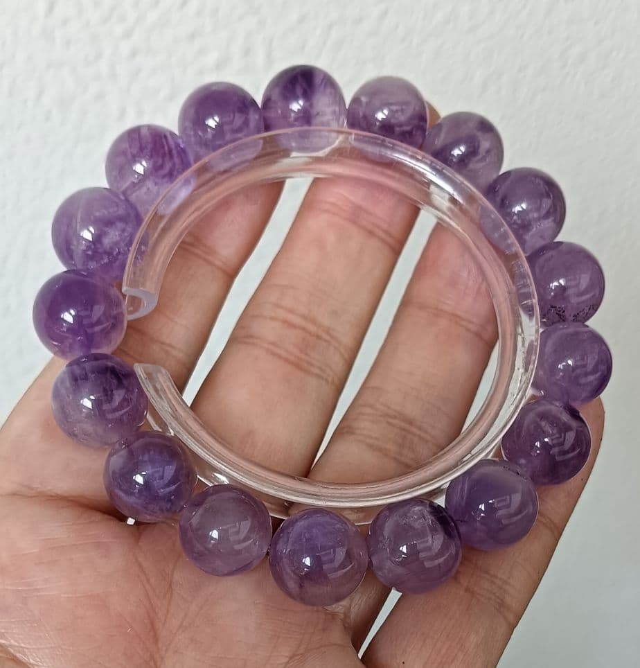レアストーン!!アメジストスーパーセブン約13ミリ内径約16.5cm 花火スパセ