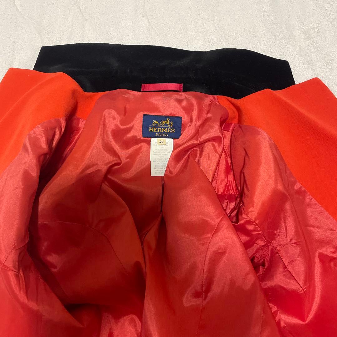 極美品✨ エルメス HERMES テーラードジャケット XLサイズ セリエボタン