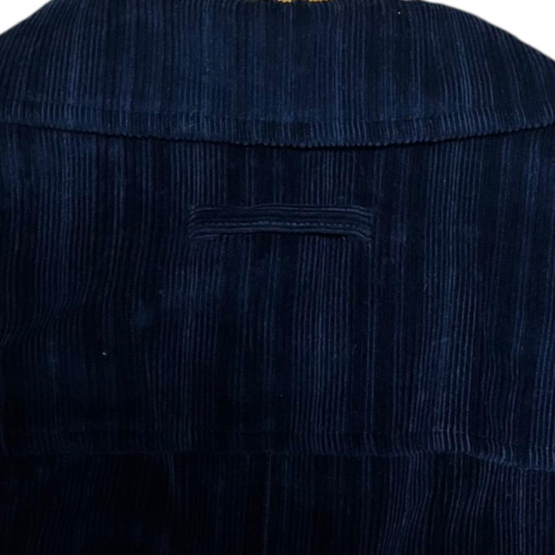 未使用級T-JACKET XLコーデュロイ デザイリング加工イタリア製 シングル