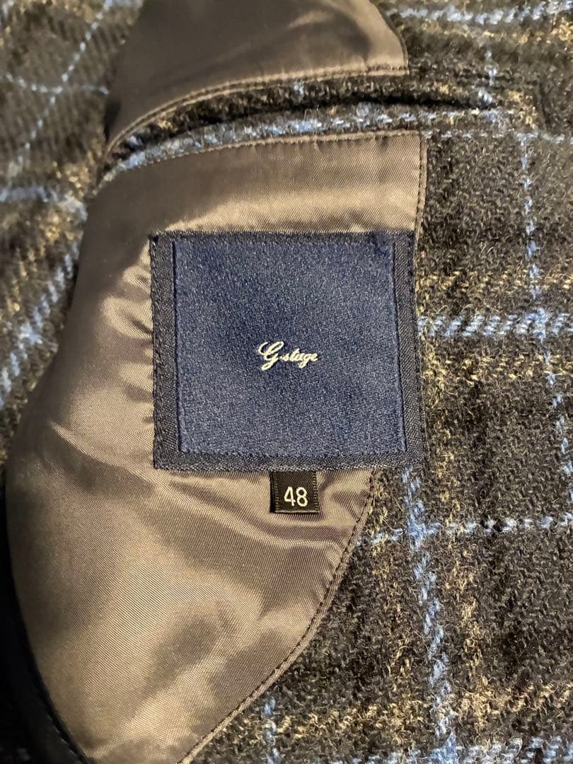 G-stage HarrisTweed ジーステージ ジャケット48 チェック柄