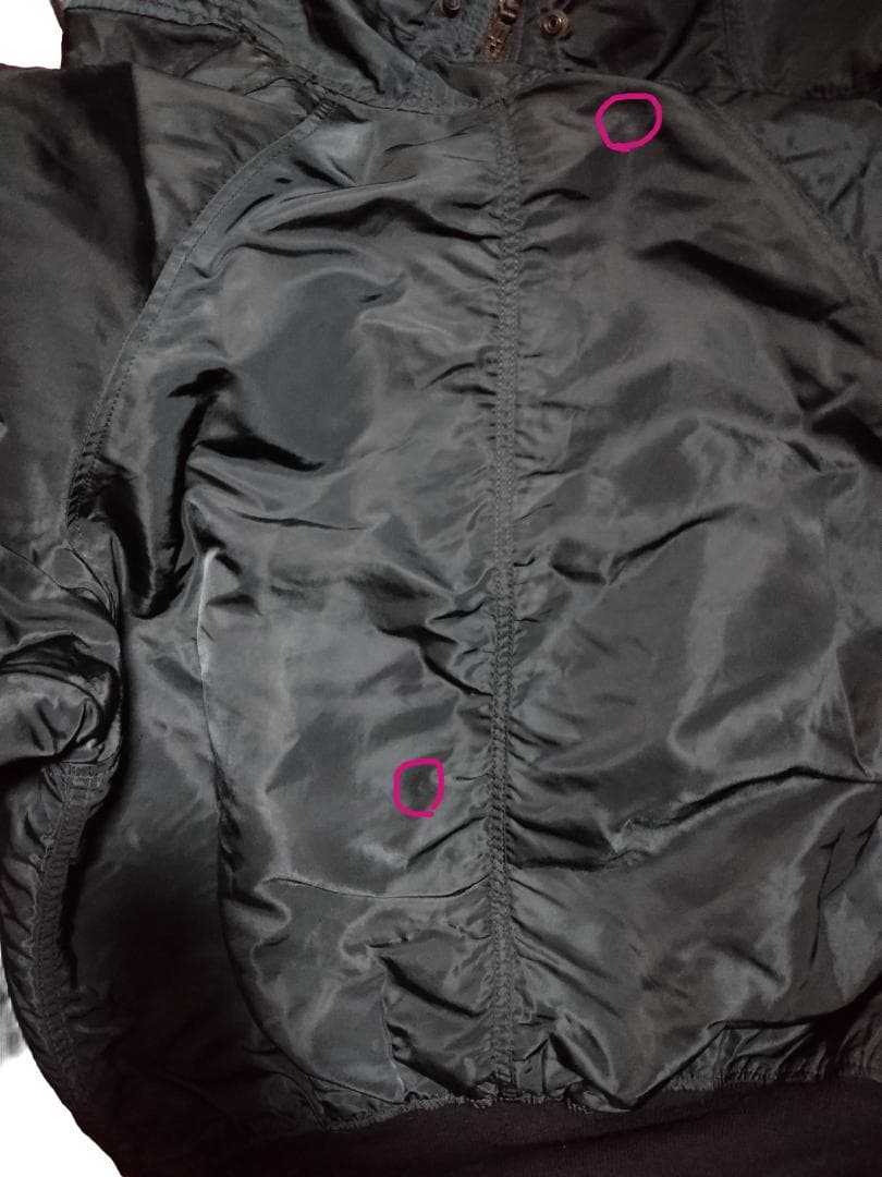 最終値下げ【alpha industries】USA製/N-2B/XL/ネイビー