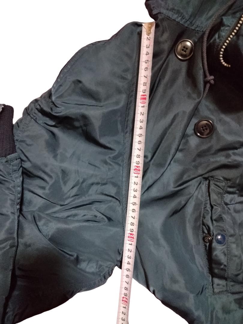 最終値下げ【alpha industries】USA製/N-2B/XL/ネイビー