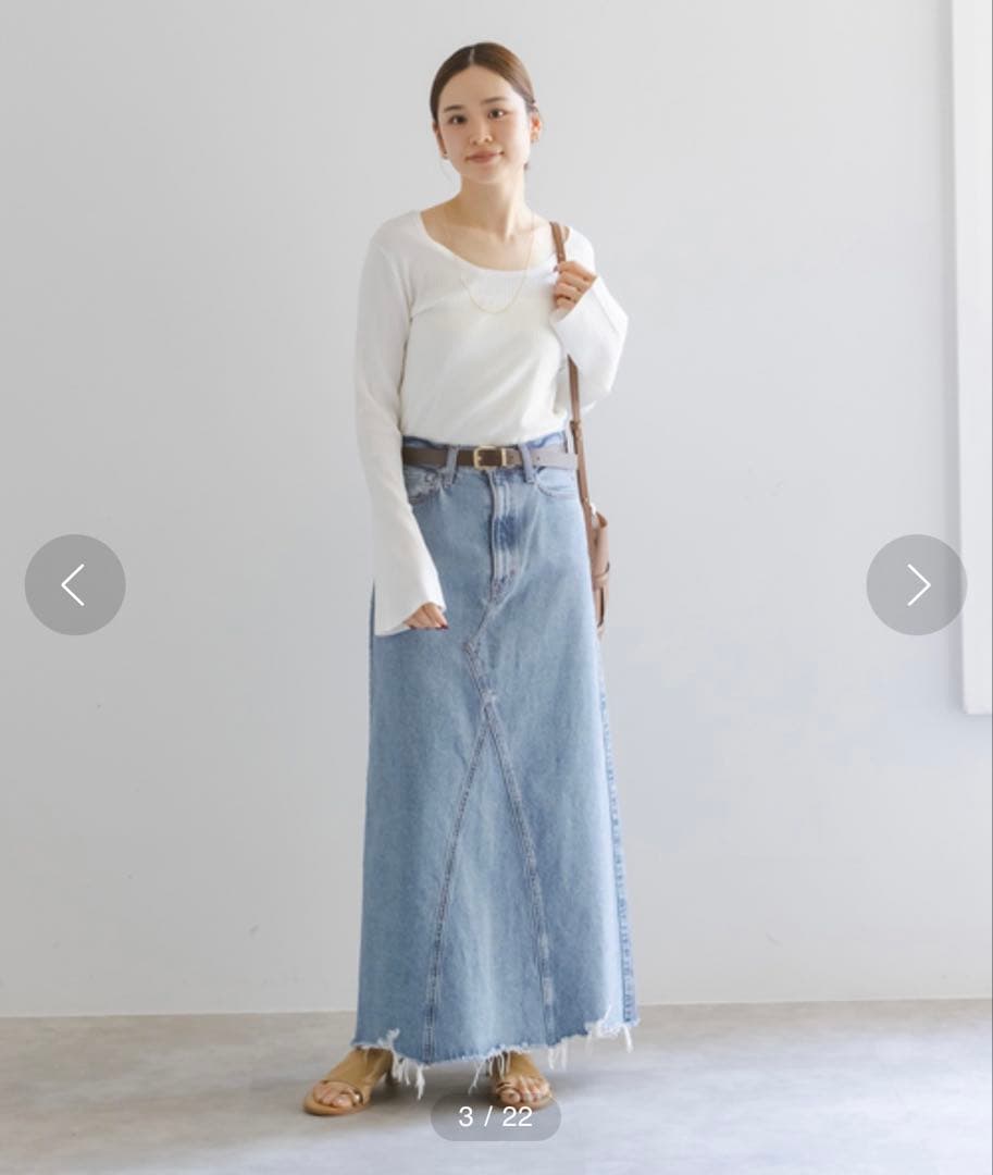 美品《NOBLE別注》NEED by heritage/BETH サイズ25
