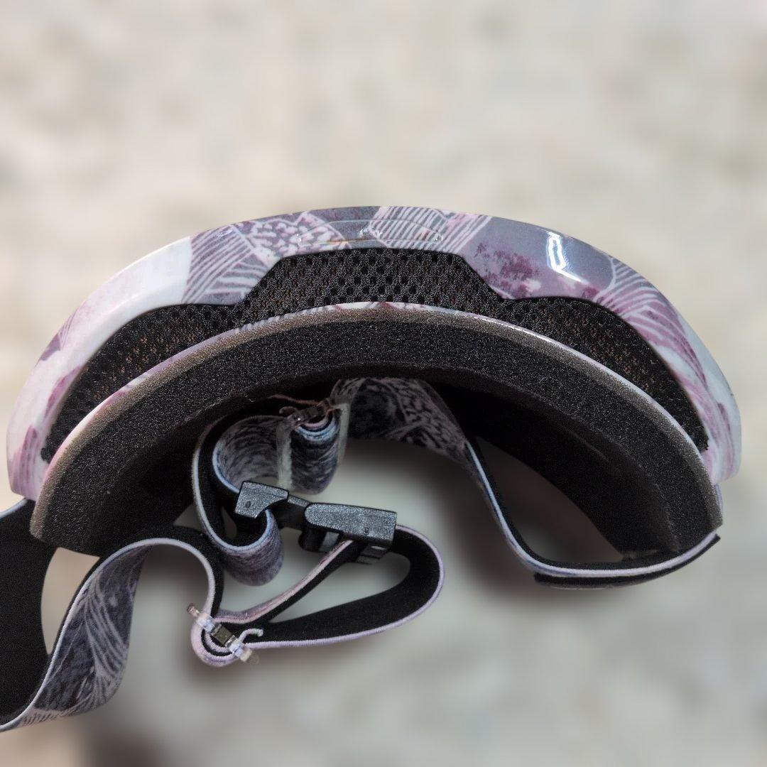【袋付き】 ROXY　レディース　スノーボード　ゴーグルUVカット　球面レンズ