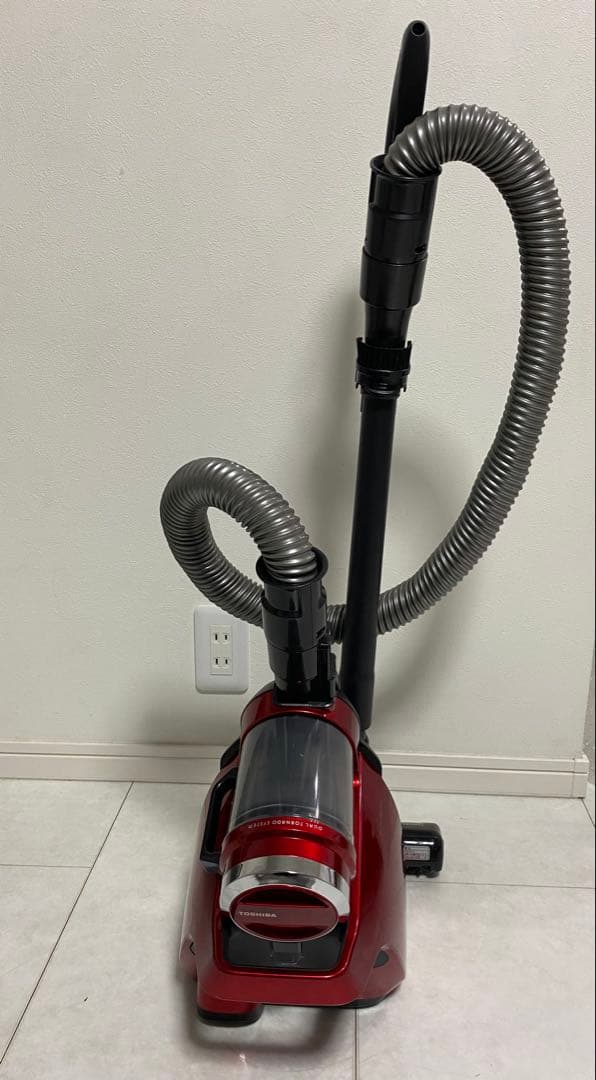 東芝 掃除機 VC-C4 (R) サイクロン 軽量 レッド