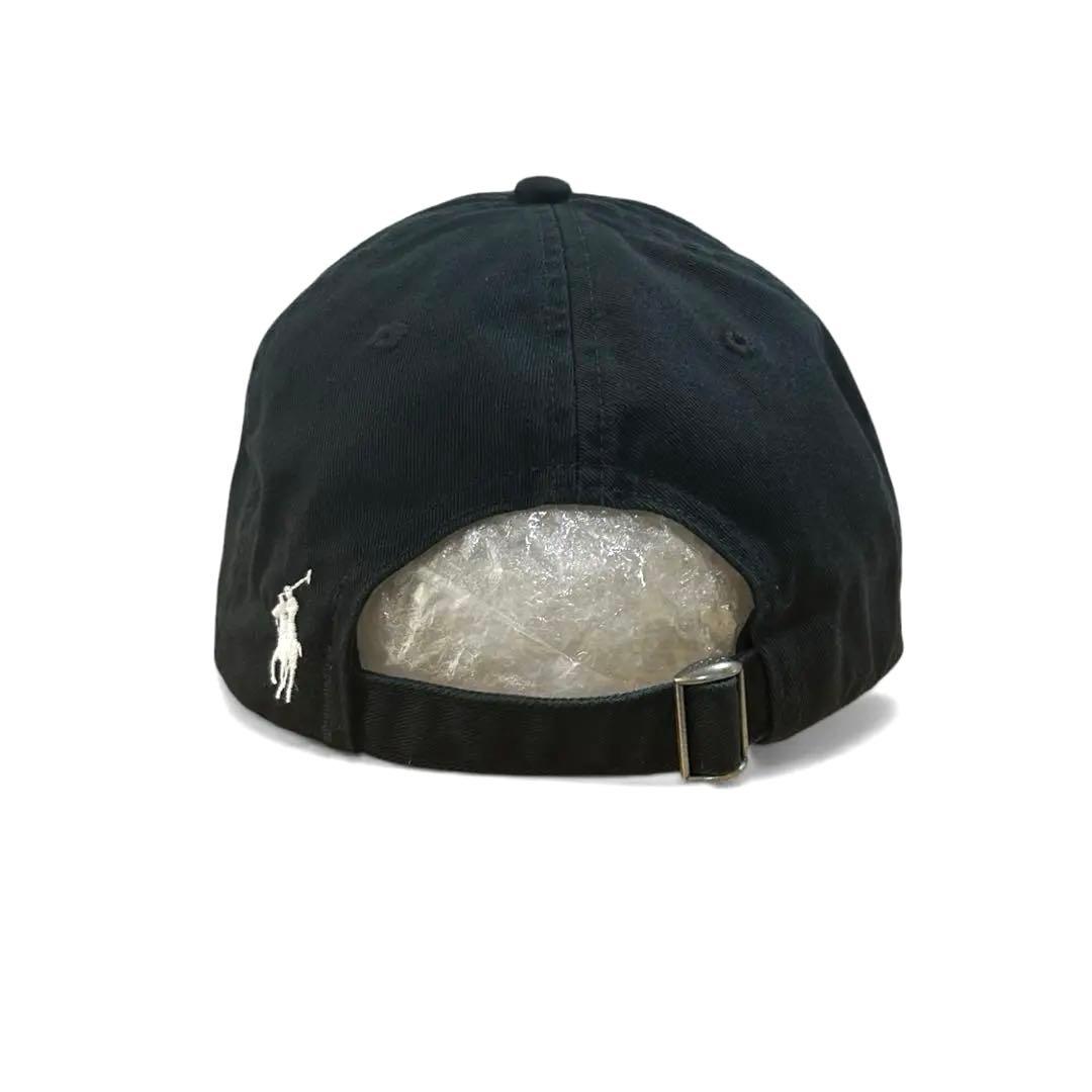 極美品❗️現行QRタグ❗️ POLO コットン ツイル ボール キャップ BLACK