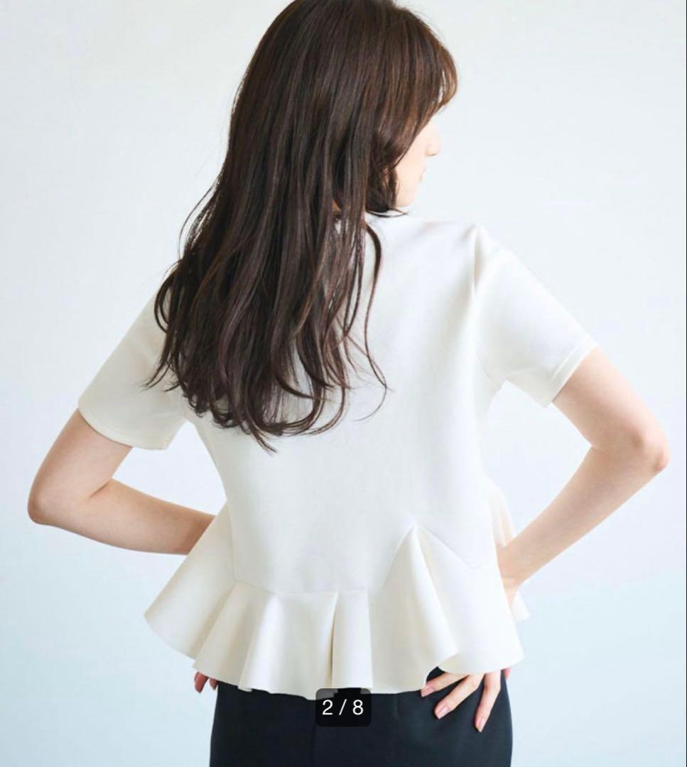 COCODEAL♡アシメペプラムカットソーブラウス　2025