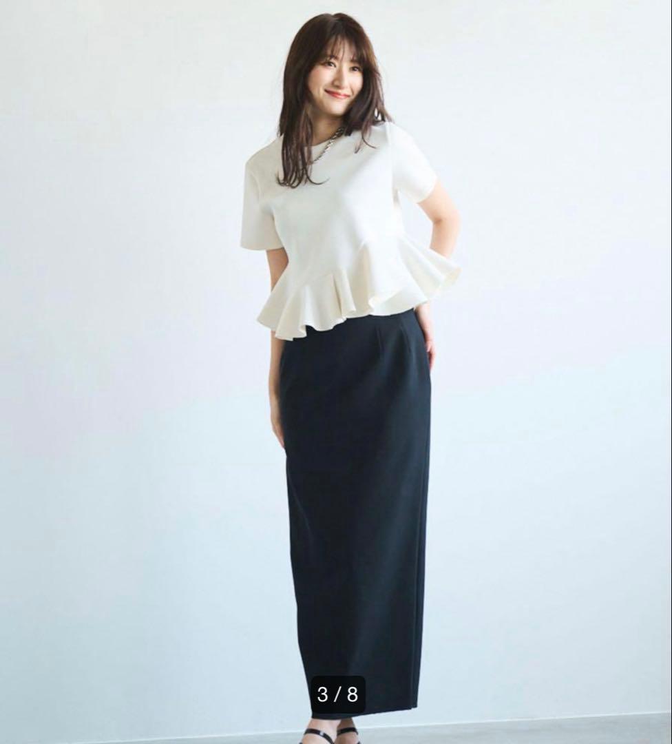 COCODEAL♡アシメペプラムカットソーブラウス　2025