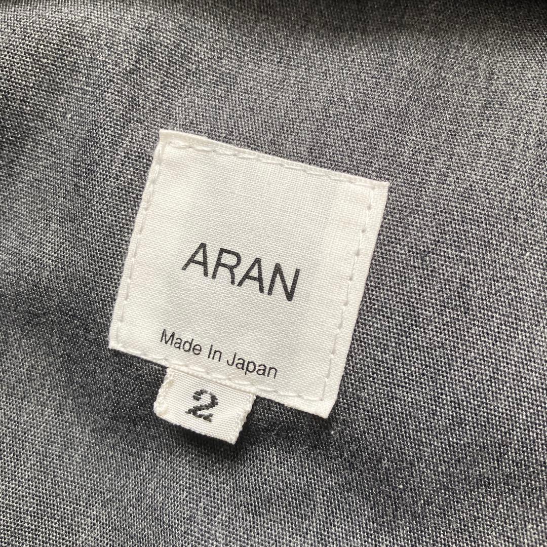 ARAN ブラック スウェーデンアーミーM90モッズコート 60/40クロス