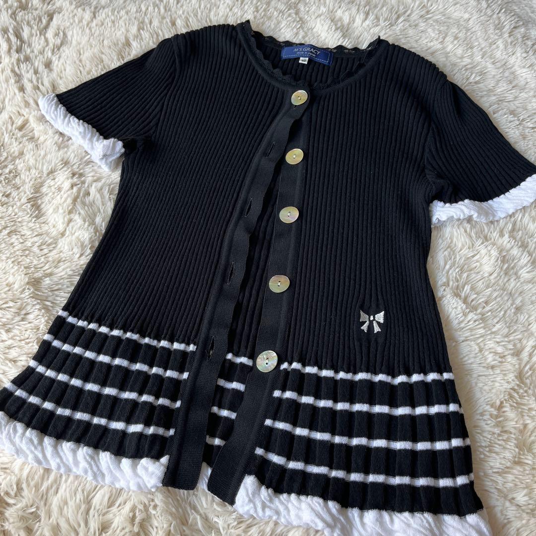 mamimami M'S GRACY 半袖ニットカーディガン