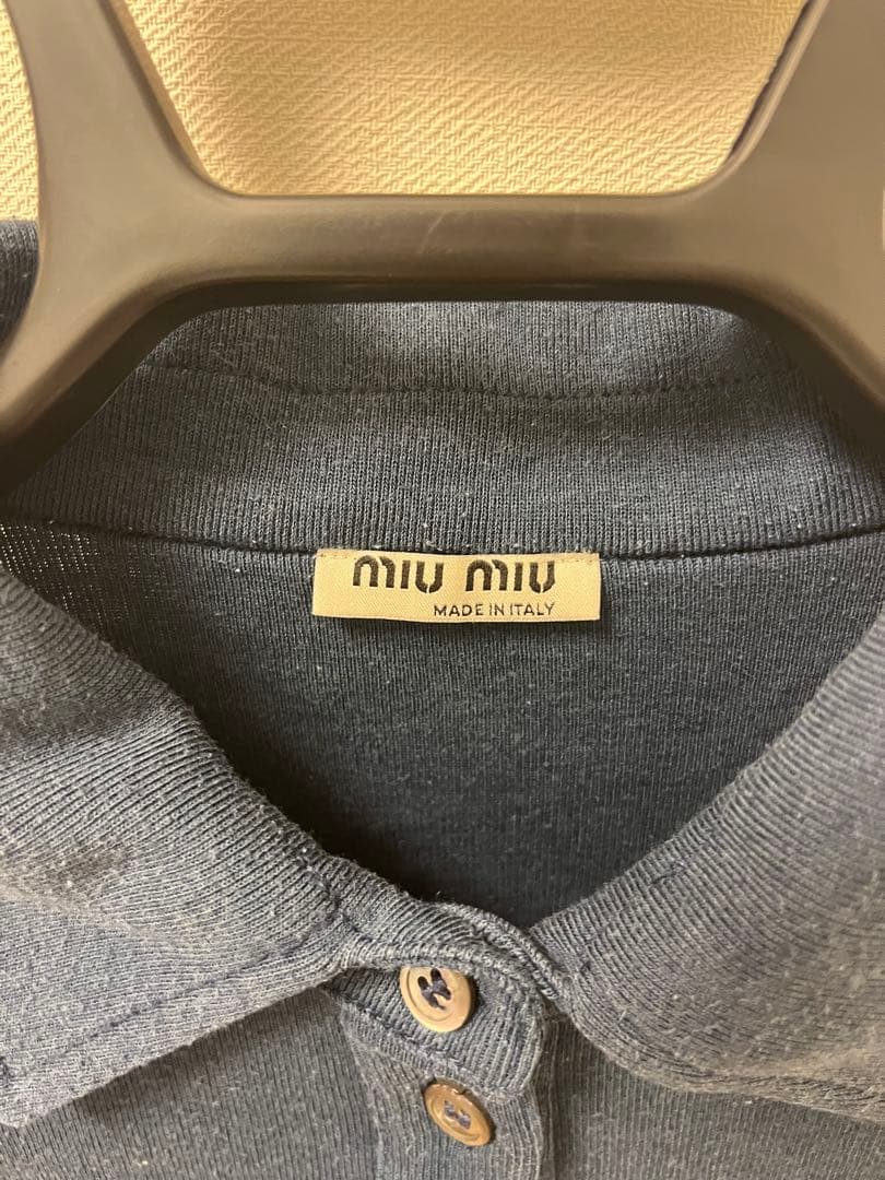 トップス miumiu polo shirt