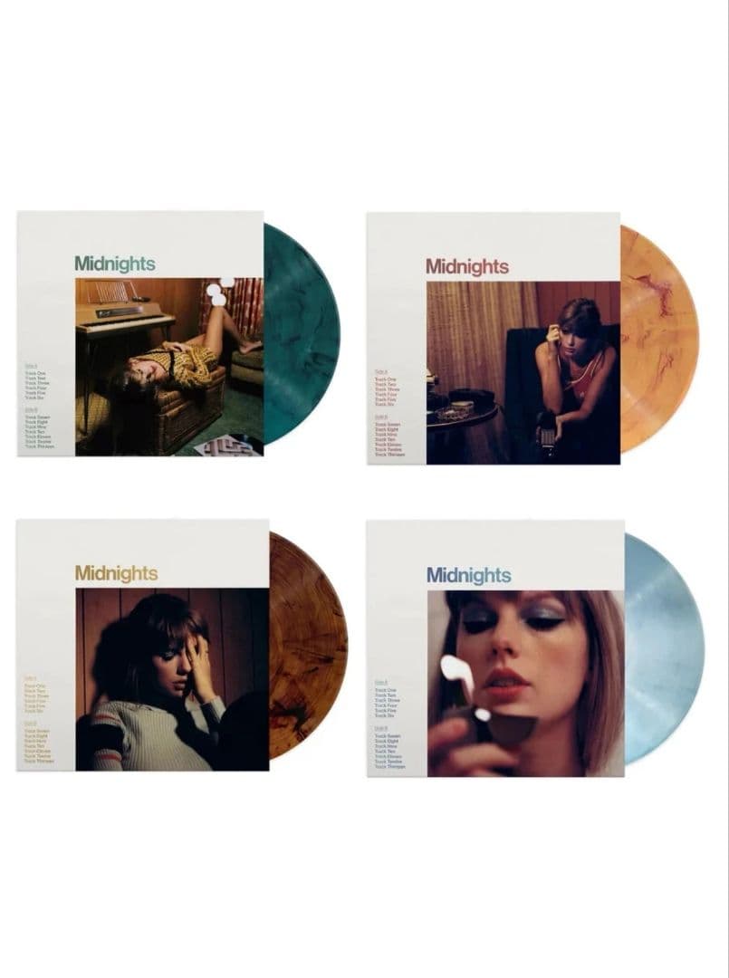 Taylor Swift Midnights レコード 4種セット
