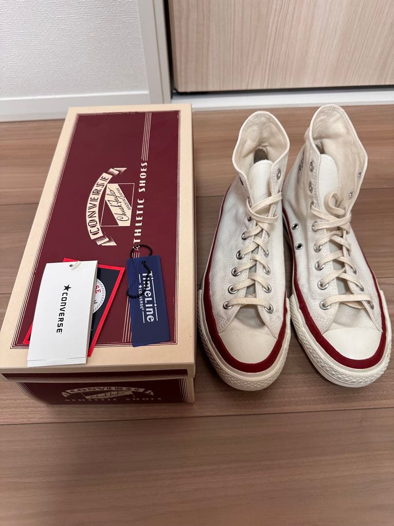 ★TIMELINE CONVERSE J VTG 50 HI ホワイト