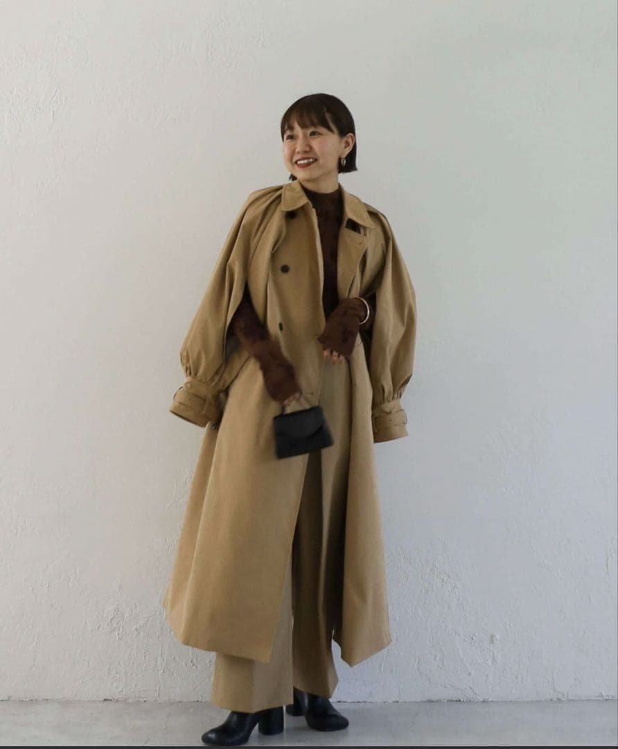 未使用Cara by Katrintokyoトレンチ春カトリントーキョーコートS
