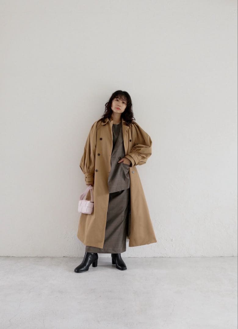 未使用Cara by Katrintokyoトレンチ春カトリントーキョーコートS