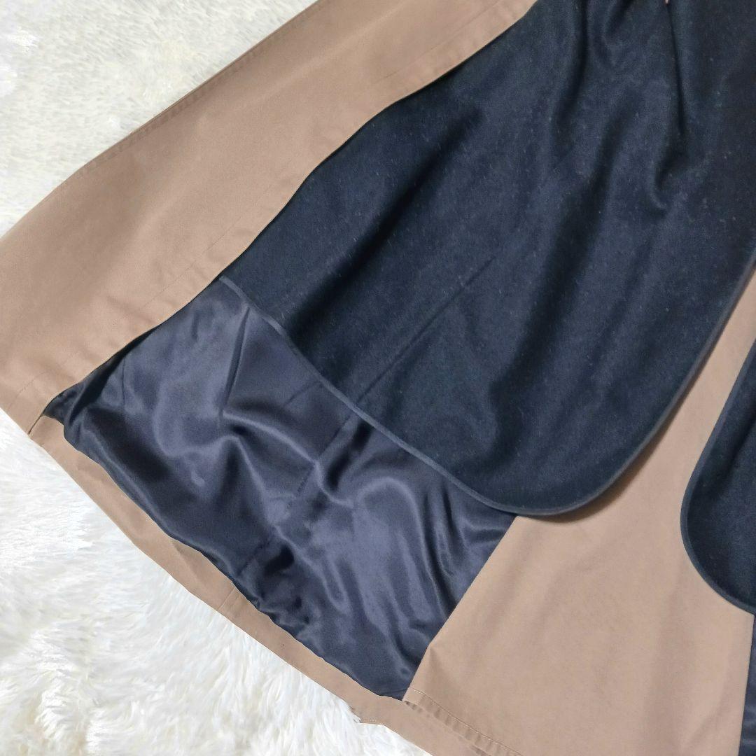 極美品★HYKE トレンチコート ライナー付 タイトフィット ベルト ベージュ