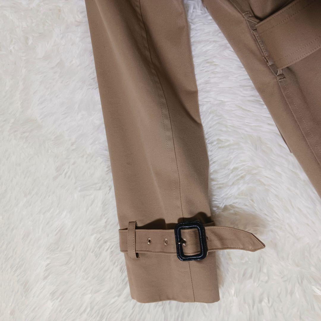 極美品★HYKE トレンチコート ライナー付 タイトフィット ベルト ベージュ