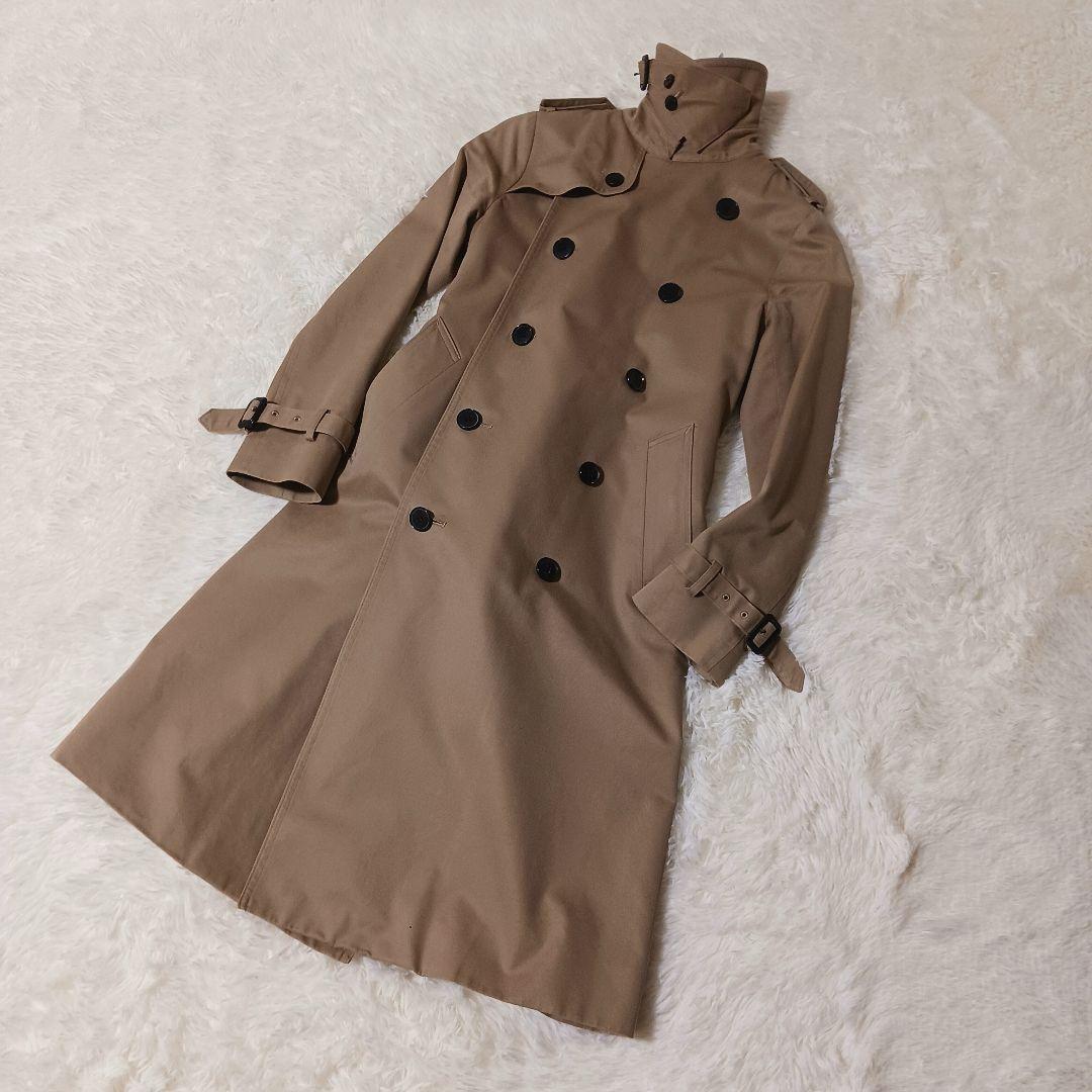 極美品★HYKE トレンチコート ライナー付 タイトフィット ベルト ベージュ